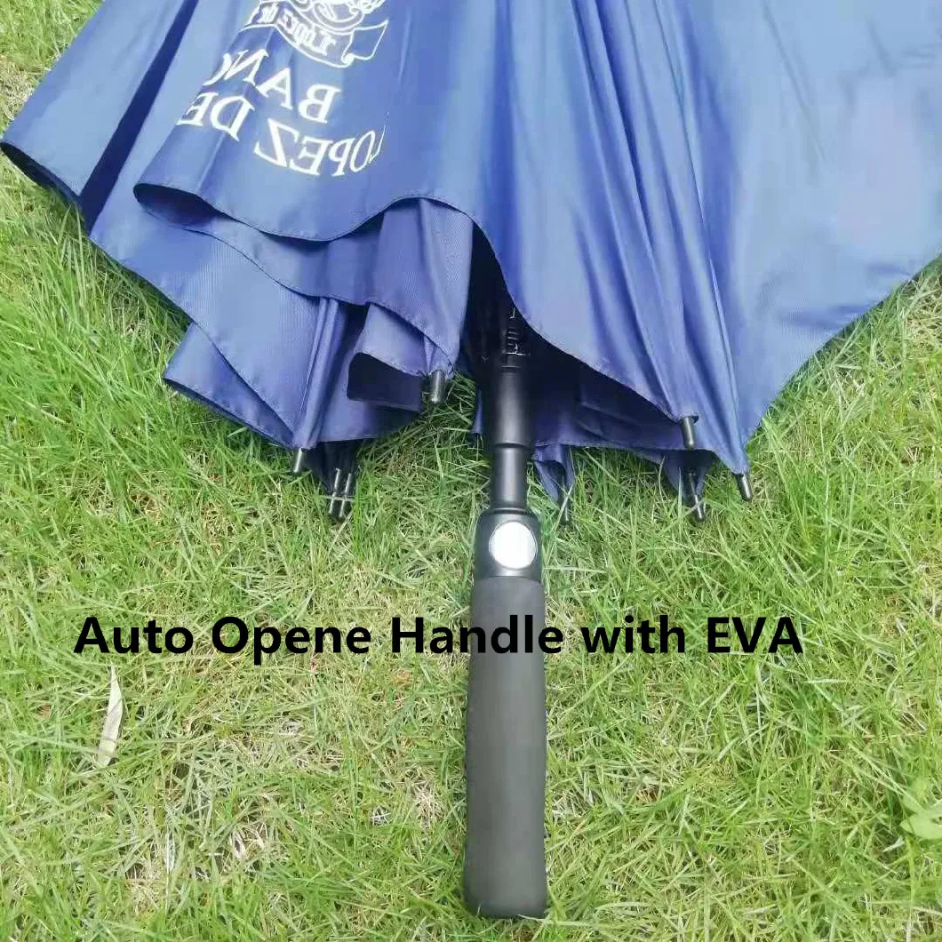 Factory Outdoor 27inch Auto Open Windproof Straight Square Golf Umbrella