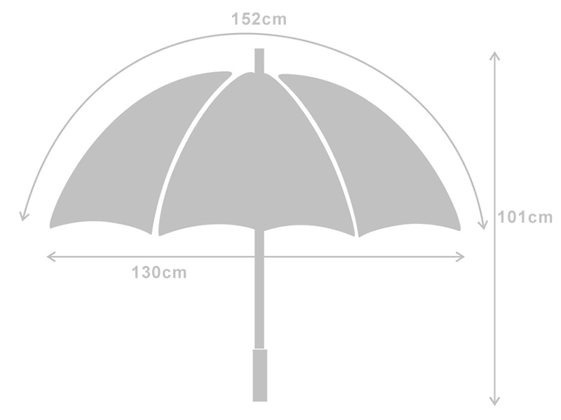 Extra Large Automatic Fiberglass Frame Waterproof Big Wholesale Long Stick Golf Umbrella with Custom Logo Print